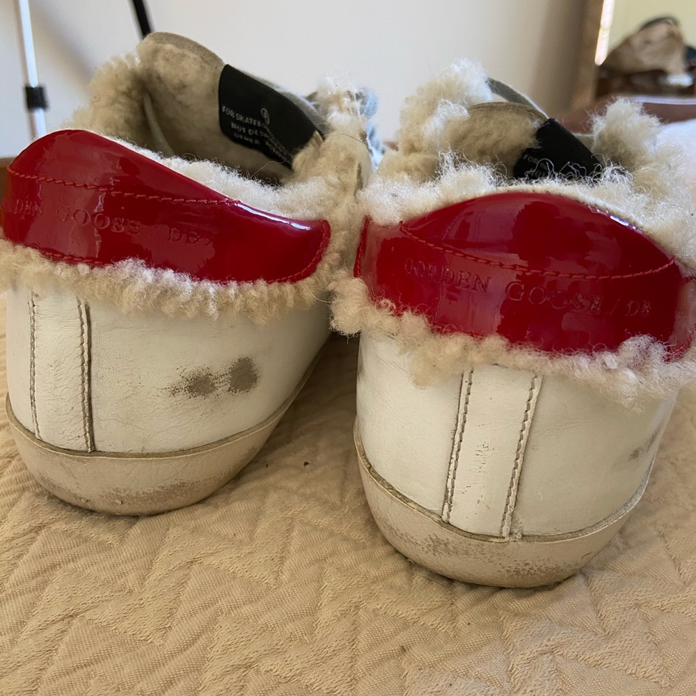 SOLD! Golden Goose Shearling and Cheetah 38 - Picture 6 of 8